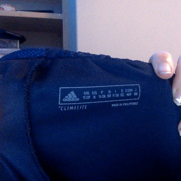 navy blue adidas boys pants - Picture 4 of 4